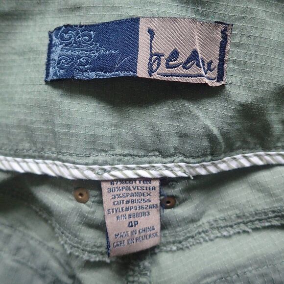 Beau Green/Brown Cargo Shorts - 4P - Picture 10 of 14